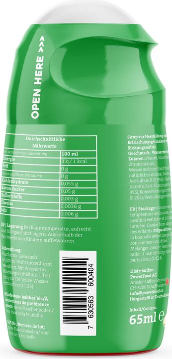 Actual product image Powerfood PowerFood Zero Syrup