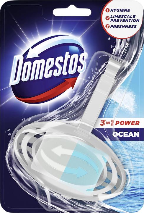 Produktbild Domestos Toilettenstein Ocean, mit Aufhänger, 35g (Körperlotion)