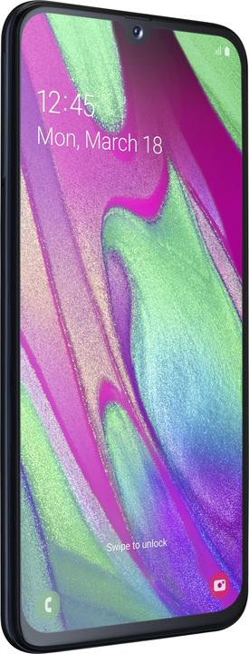 Produktbild Samsung Galaxy A40 EE Enterprise Edition (64 GB, Black, 5.90", Dual SIM, 16 Mpx, 4G)