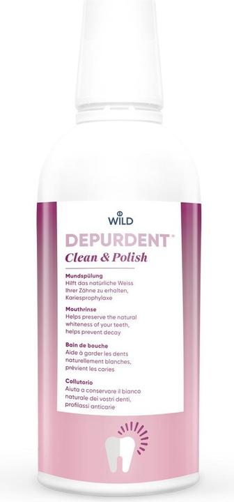 Immagine prodotto Wild Pharma Depurdent Clean & Polish Colluttorio Fl 500 ml (500 ml, Collutorio)