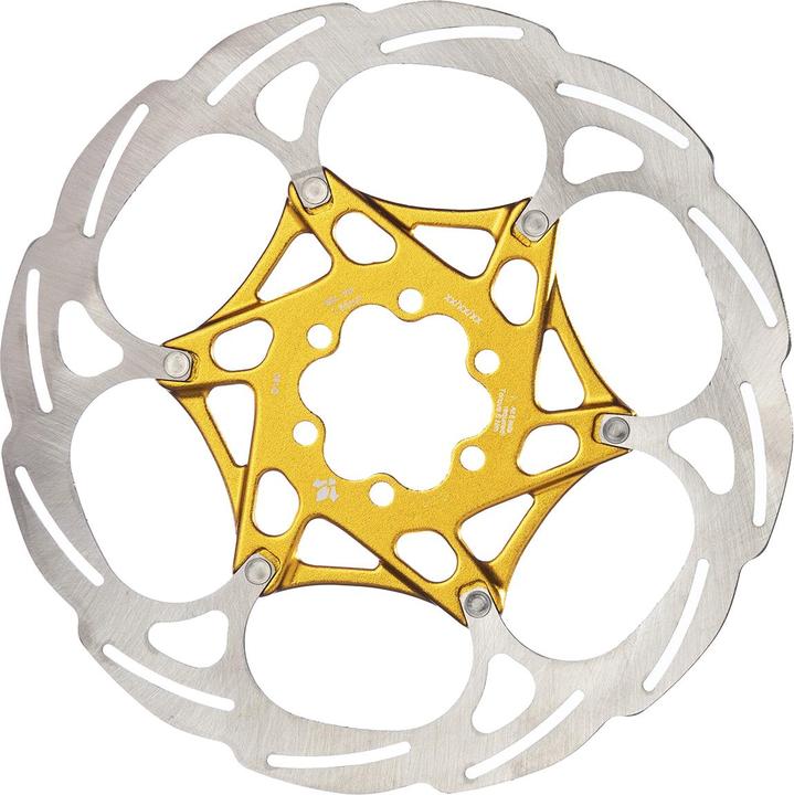 Formula Disque de frein, 160mm, 6 trous, deux pièces, or (160 mm)