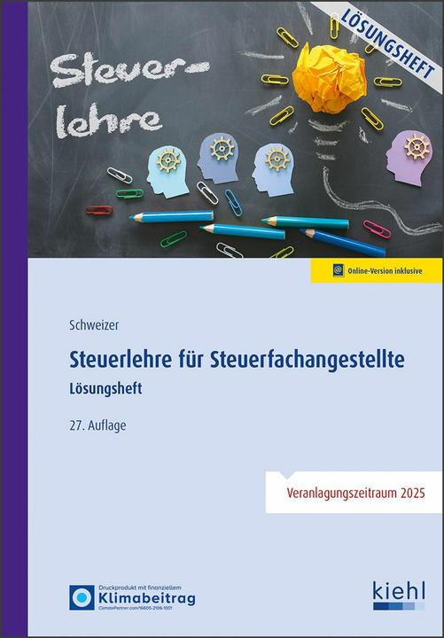 Produktbild Steuerlehre fr Steuerfachangestellte - Lsungsheft (Deutsch, Reinhard, 2025)