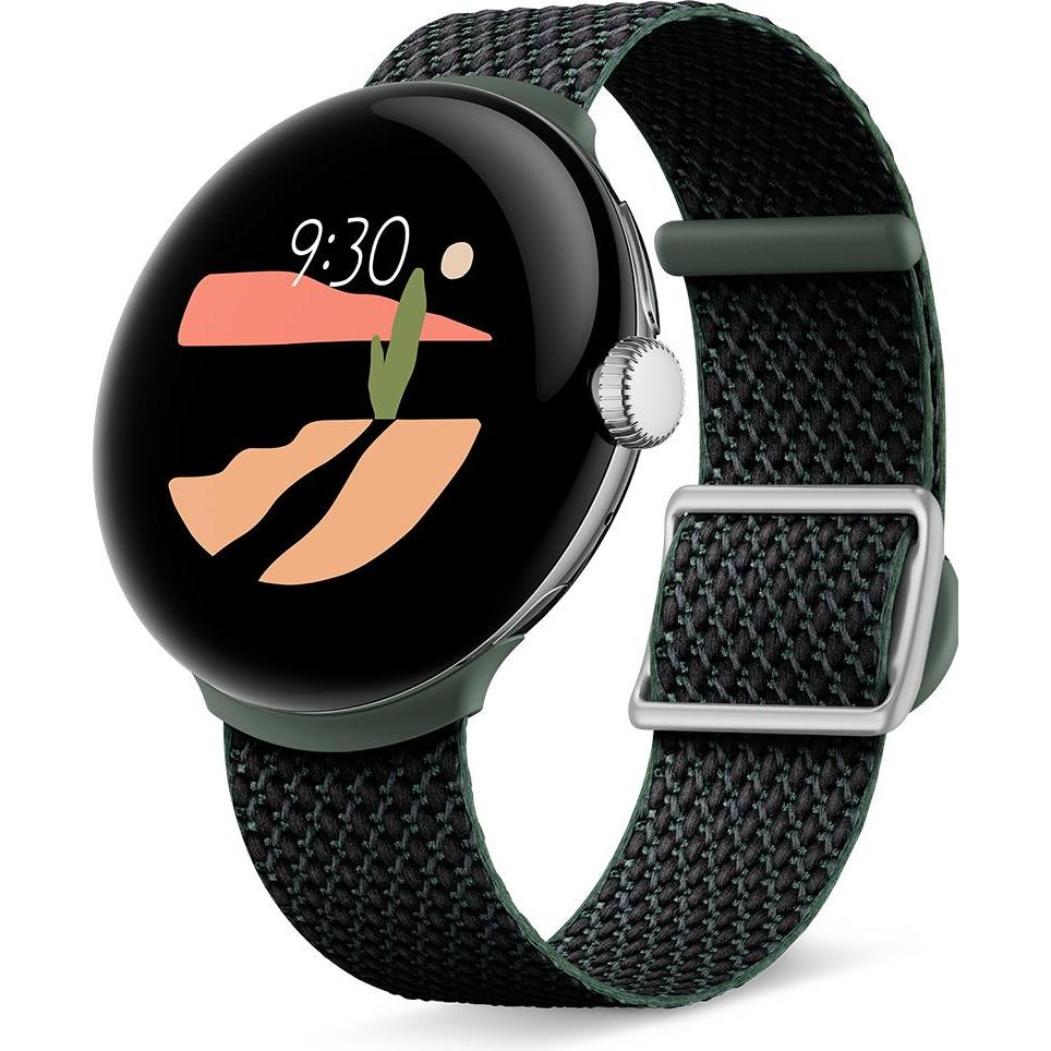 Thumbnail - Google Band (Plastik, Stainless Steel, Google Pixel), Uhrenarmband, Grün