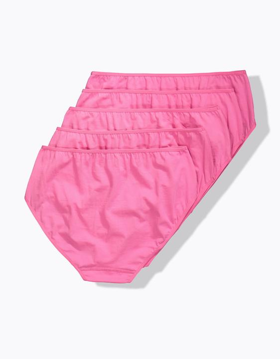 Produktbild Ulla Popken Midislips, 5er-Pack, einfarbig, bis Gr. 66/68 (54)