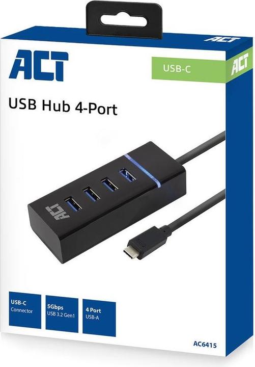 Produktbild ACT AC6415 (USB-C, 4 Ports)