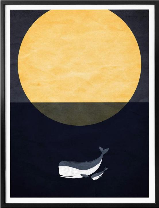 Trenddeko Full moon over the sea