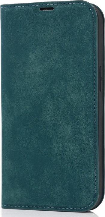 Actual product image Cover-Discount iPhone 15 Plus - MagSafe Flip Case RFID blue (Apple iPhone 15 Plus)