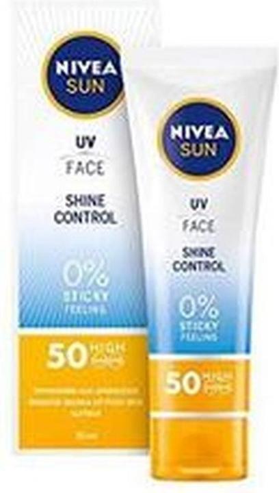 Produktbild NIVEA Sun UV Face Shine Control (Sonnencreme, SPF 50, 50 ml)