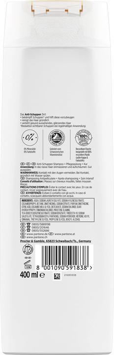 Produktbild Pantene 3in1 Antischuppen (Flüssiges Shampoo, 400 ml)