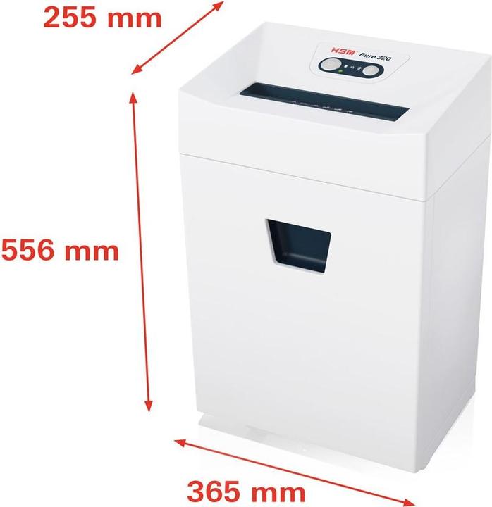 Actual product image HSM PURE 320 - Shredder (Strip cut)