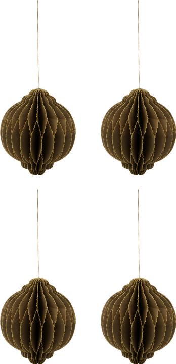 House Doctor Christmas ornaments, HDAlsta, Brown (24 -part)
