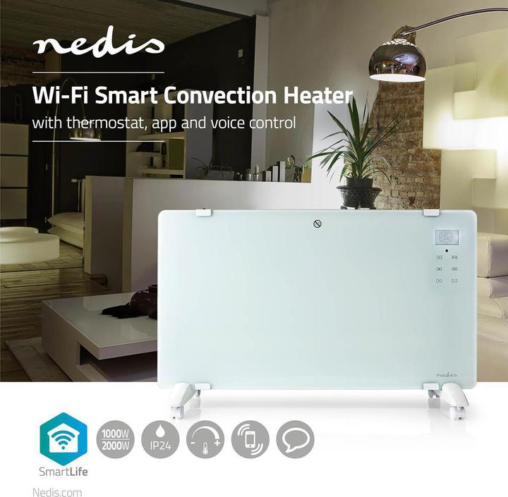 Actual product image Nedis WLAN Smart Convection Heater (2000 W)