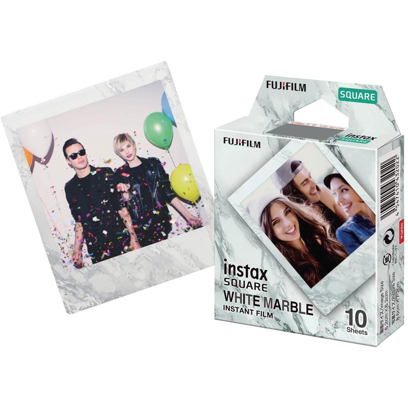 Fujifilm Fuji - Instax Square Film 1x10 Shots, Pellicola istantanea, Multicolore