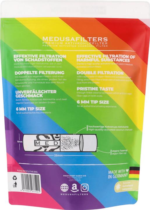 Actual product image Medusafilters Hybrid activated carbon filter