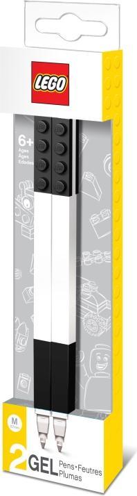 LEGO Stationary Gel pens (2 pcs) - Black (Schwarz, 2 x)
