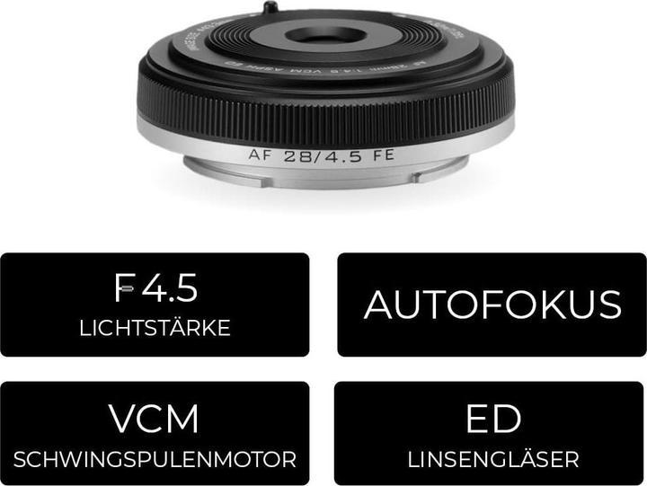 Produktbild Viltrox 28 mm f/4.5 FE (Sony E, APS-C / DX, Vollformat)