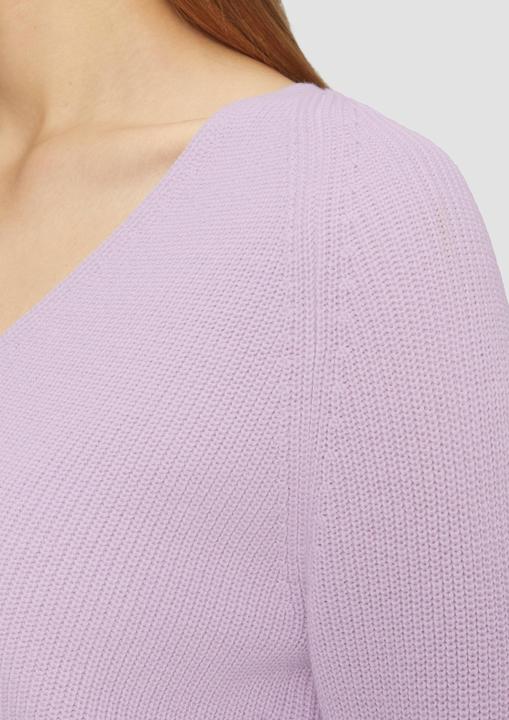 Produktbild S.Oliver Strickpullover Strickpullover mit V-Ausschnitt und Raglan-Ärmeln (46)