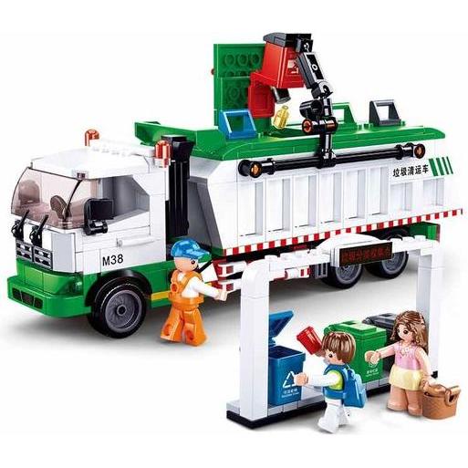 Sluban Town - Garbage Collection Truck (780 Pieces)