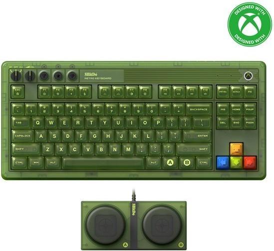 Produktbild 8bitdo Mechanical Keyboard, Xbox/PC/Android (Eng. Int., Kabellos, Kabelgebunden)
