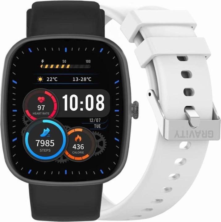 Actual product image Gravity Smartwatch Black 2 Straps GT18-10 (38 mm)