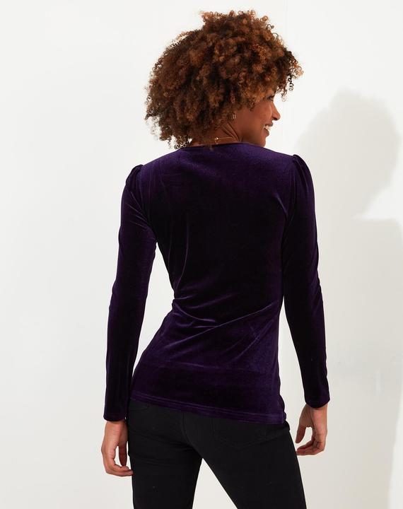 Produktbild Joe Browns Velour Mock Wrap Long Sleeve Top (36)