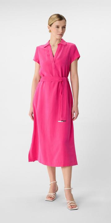 Immagine prodotto Comma Kleid Kurzärmeliges Midikleid aus Viskosemix mit V-Ausschnitt (38)