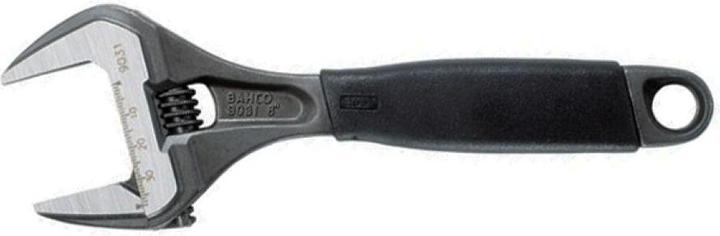 Actual product image Bahco ERGO 38 mm open-end spanner with extra-large opening width, central nut and rubber handle, phospha (38 mm)