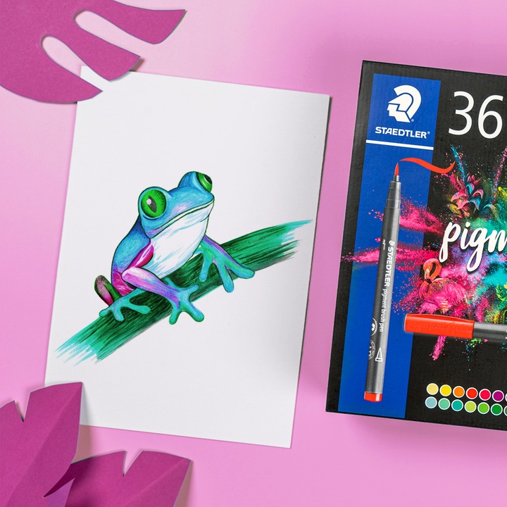 Produktbild Staedtler Pigment Arts (Basic Colours, 36 Stück, 36 x)