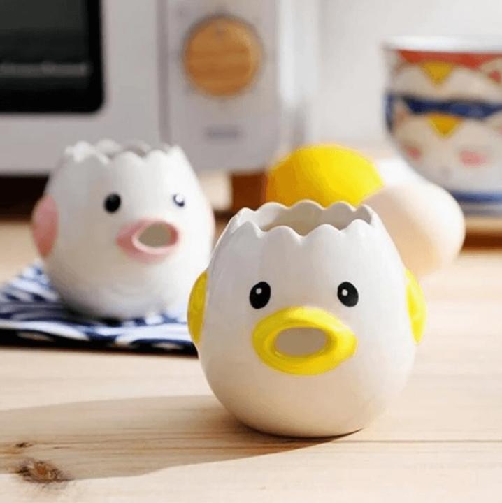 Actual product image Homerely Ceramic egg yolk and egg white separator