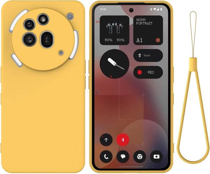 Produktbild Cover-Discount Nothing Phone (3a) Pro - Silikon Gummi Hülle mit Riemen (Nothing Phone (3a) Pro)