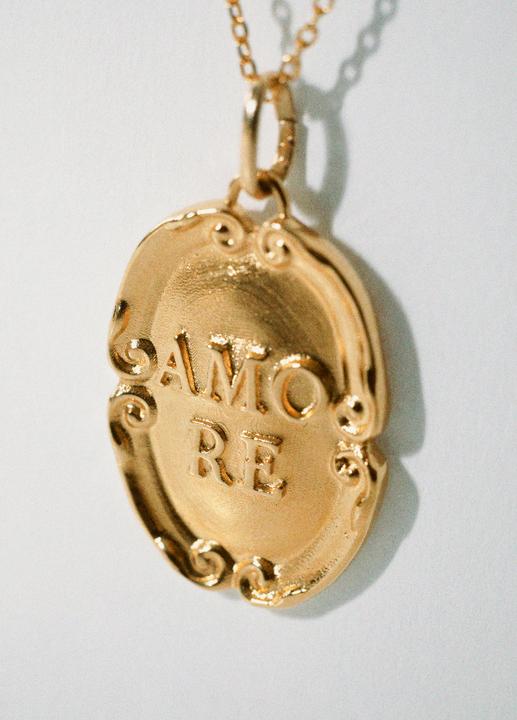 Image du produit Alhaja Halskette "Amore" (Laiton doré à l'or 18 carats)