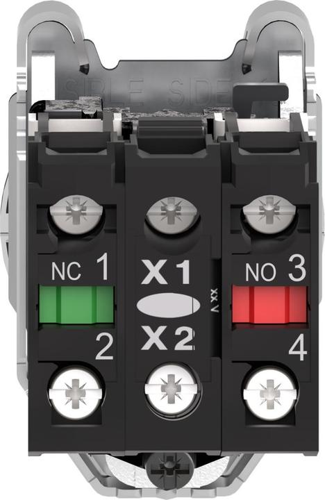 Actual product image Schneider Electric Illuminated pushbutton Harmony XB4F, 30mm, XB4FW34B5