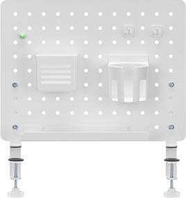 Powerton ERGO PEGBOARD Büro-Organizer zur Tischbefestigung, grau