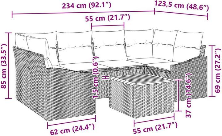 Produktbild vidaXL Alana