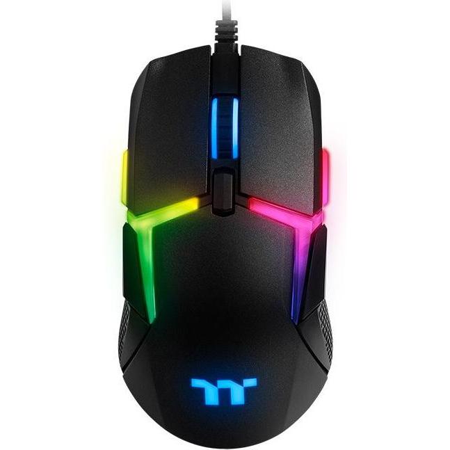 Thermaltake Level 20 (Kabelgebunden), Maus, Schwarz