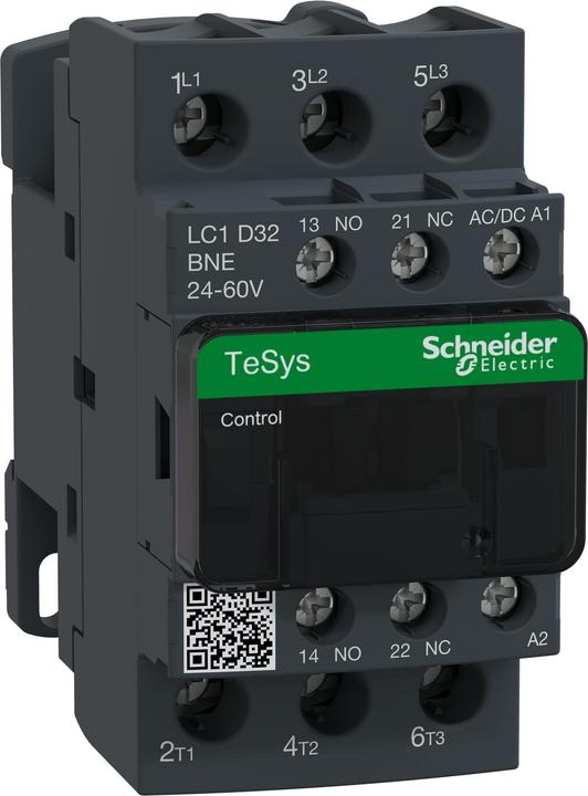 Produktbild Schneider Electric Contactor 32A 3P AC3 24-60VACDC coil