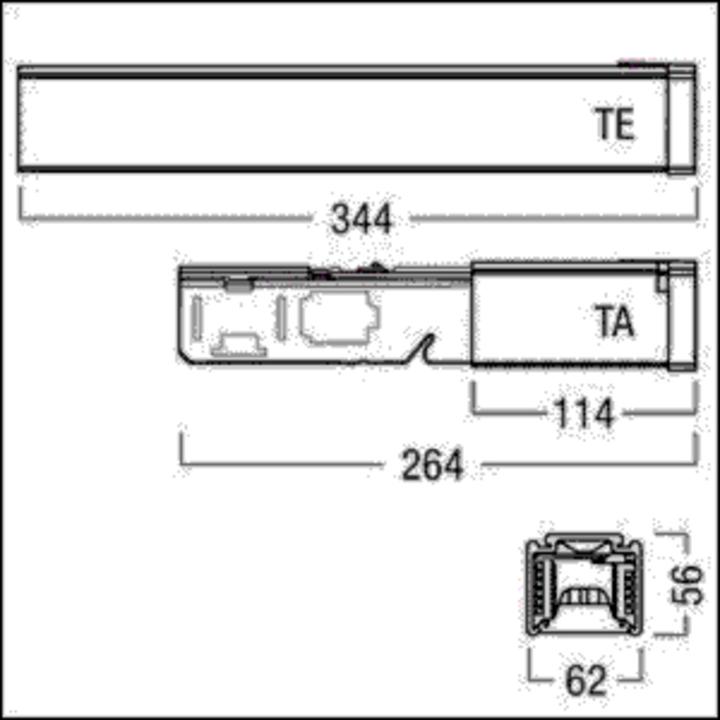 Actual product image Zumtobel Group feed ws TECTON TE WH