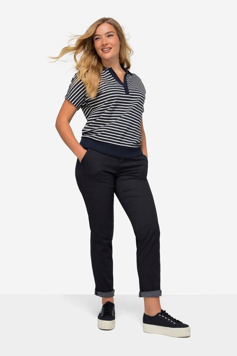 Produktbild Laurasøn Chino-Hose, Stickerei, Flatfront (42)