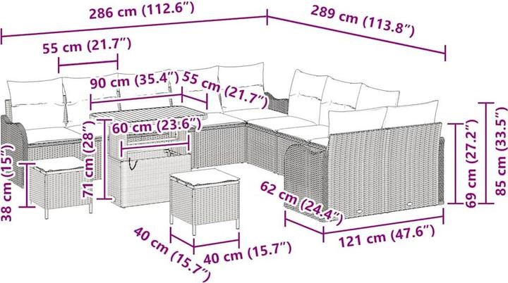 Produktbild vidaXL Zoie
