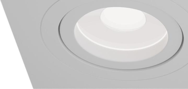 Produktbild Maytoni Atom Downlight, Einbauleuchte 2x GU10 Weiss 2-fach (GU10)