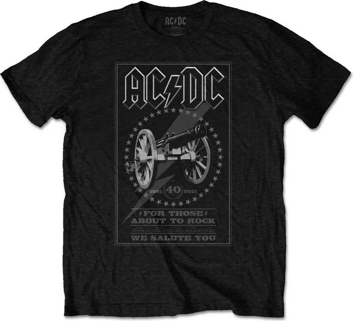 Immagine prodotto AC/DC Per coloro che stanno per fare rock 40th TShirt (M)