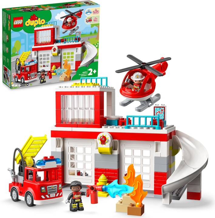 Immagine prodotto LEGO Stazione dei pompieri con elicottero (10970)