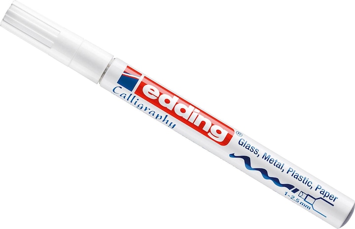 Image du produit Edding Feutre (Blanc, 2.50 mm, 1 x)