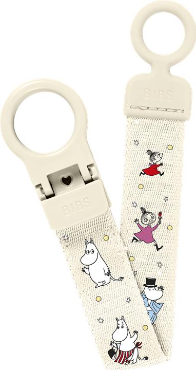 Actual product image Bibs - x Moomins Pacifier Clip Loop - Ivory - Onesize