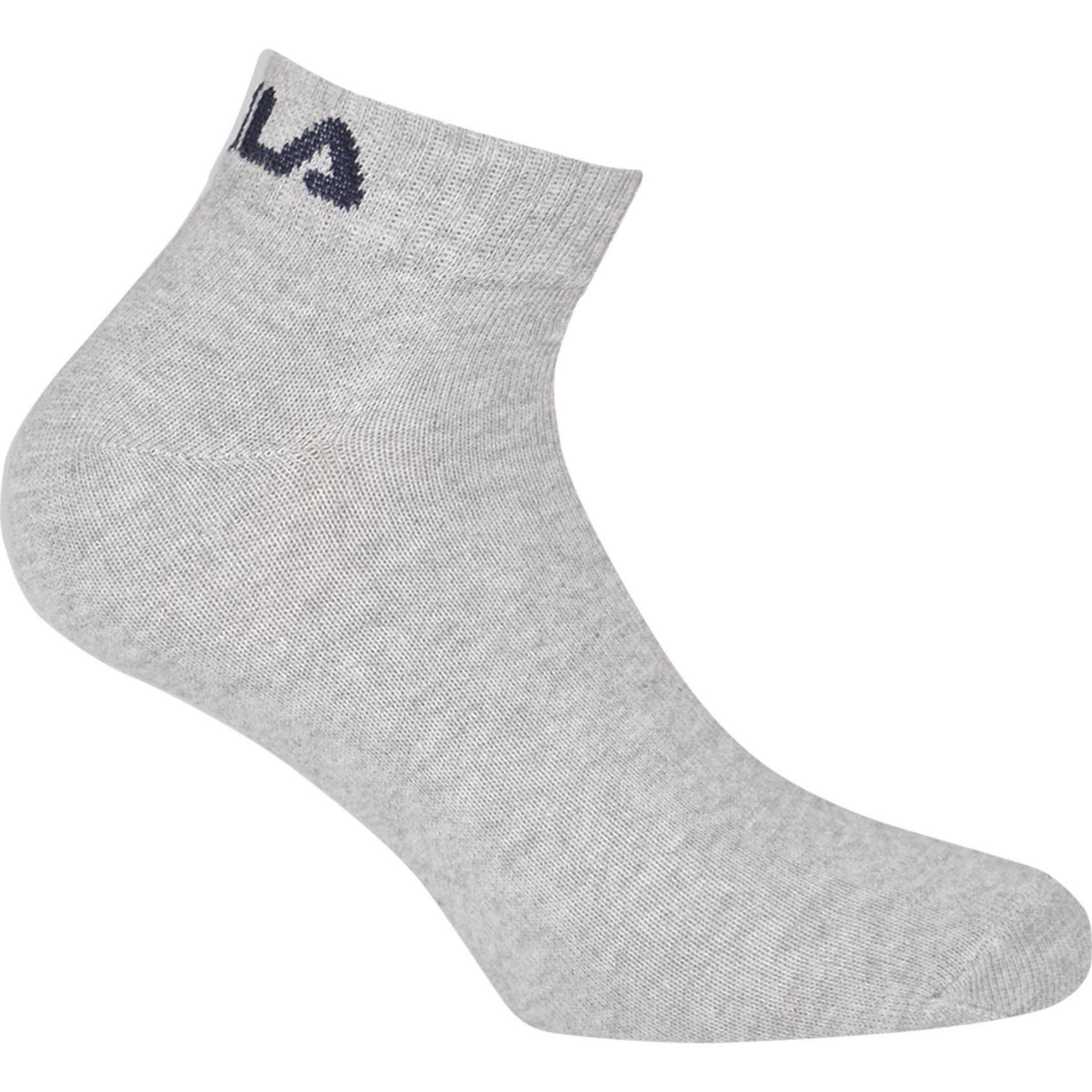 Thumbnail - FILA, Herren, Socken, Socken Sportlich, Grau, (6er Pack, 43 - 46)