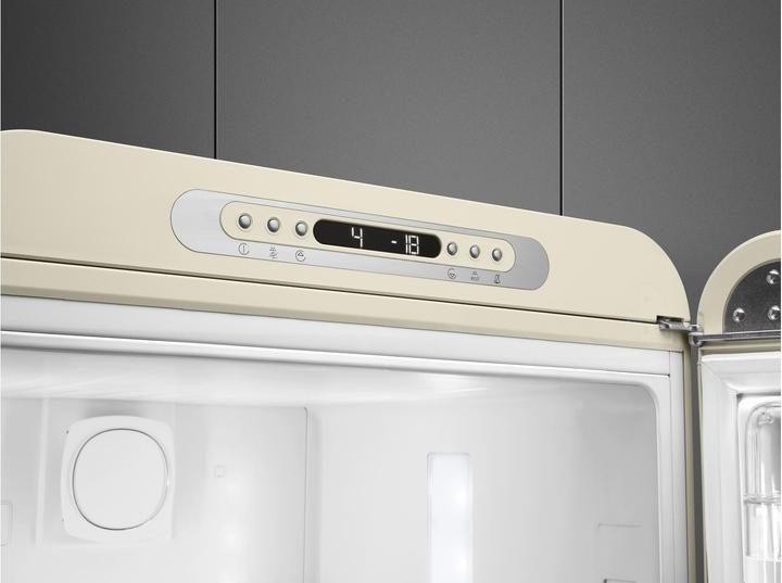 Produktbild Smeg FAB32RCR6 Kühl-Gefrierkombination Rechtsanschlag Creme 50s Style 2025 Modell, EEK: C (331 l)