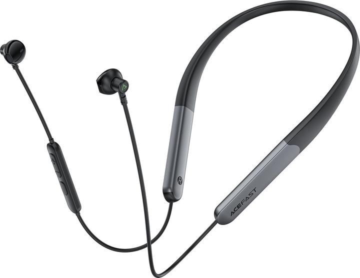 Actual product image Acefast N1 in-ear wireless headphones + USB-A USB-C cable - black (ANC, Wireless)