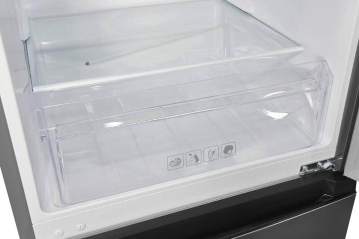 Produktbild Exquisit KGC265-70-WS-040D inoxlook, Kühl-Gefrierkombination (Standgerät) (260 l)