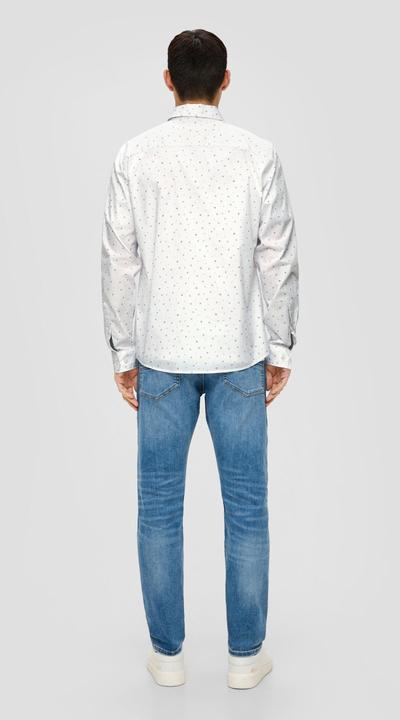 Produktbild s.Oliver Hemd Slim: Hemd mit Allover-Print (3XL)
