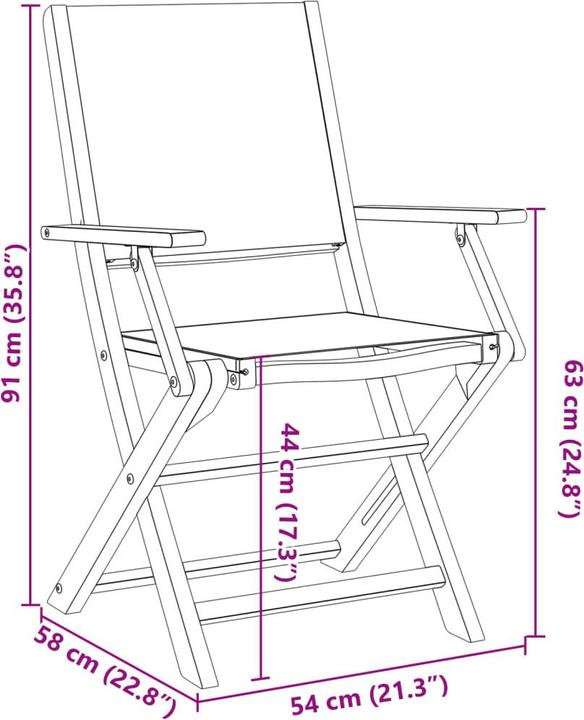 Produktbild vidaXL Bistro Set